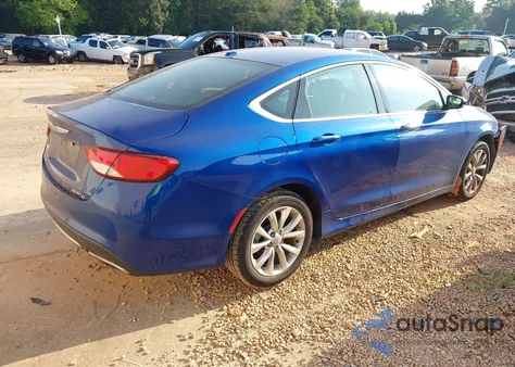 2015 Chrysler 200 C из США, поврежденный, VIN 1C3CCCCGXFN517269